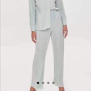Mint Plisse Pants